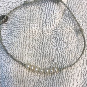 PuraVida white bead bracelet